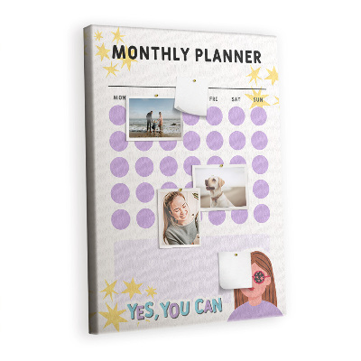 Prikbord Maandelijkse planner