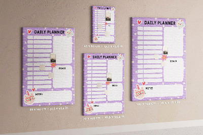 Prikbord Dagelijkse planner