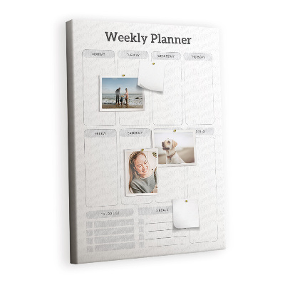 Kurkbord Weekplanner