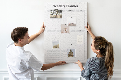 Kurkbord Weekplanner