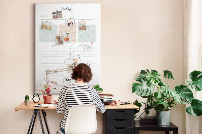 Prikbord Planer voor vandaag