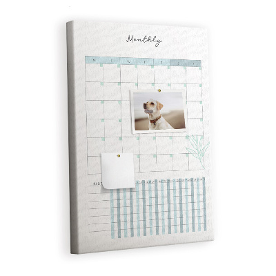 Prikbord Maandelijkse planner