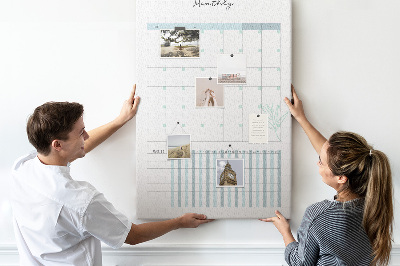 Prikbord Maandelijkse planner