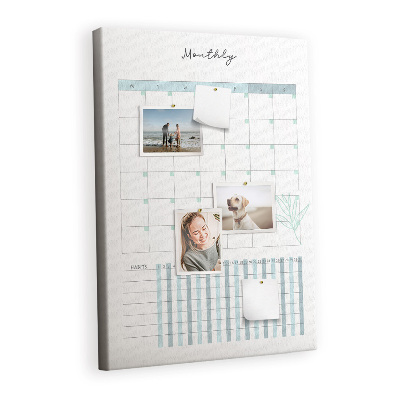 Prikbord Maandelijkse planner