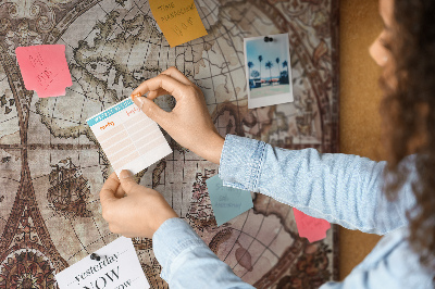 Kurk prikbord Oude kaart van atlas