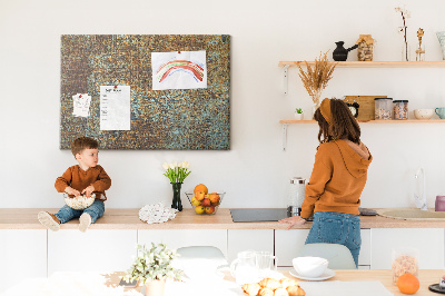 Kurkbord Roest op metaal