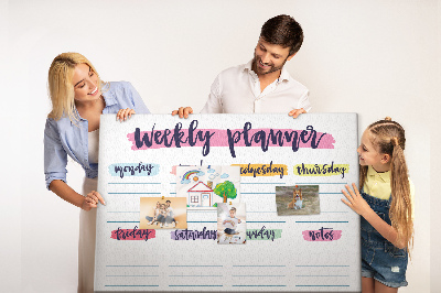 Kurk prikbord Handgeschreven planner