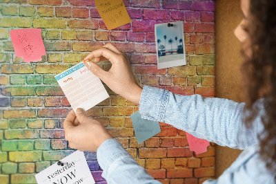 Kurk prikbord Geschilderde muur