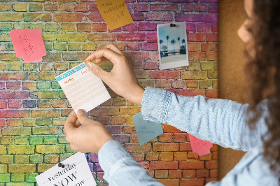 Kurk prikbord Geschilderde muur