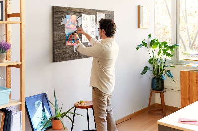 Kurkbord De wereld op de planken