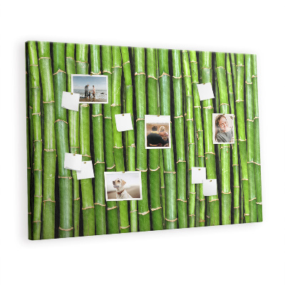 Prikbord Bamboe muur