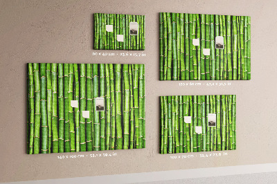 Prikbord Bamboe muur