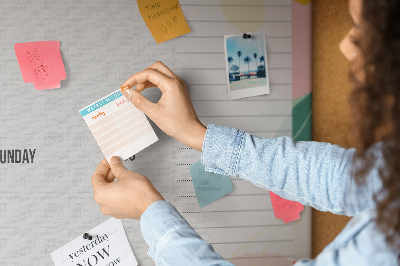 Prikbord Eenvoudige organisator