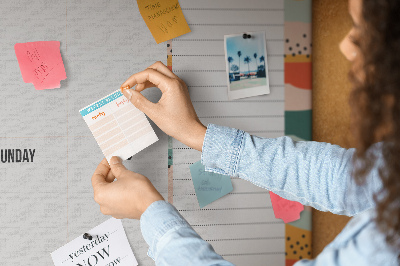 Prikbord Retro -organisator