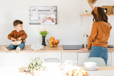 Kurkbord Geschilderde planken