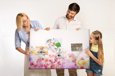 Prikbord Bloemen in de weide