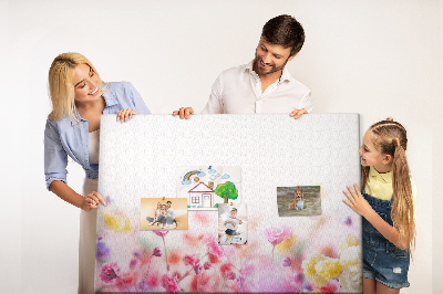 Prikbord Bloemen in de weide