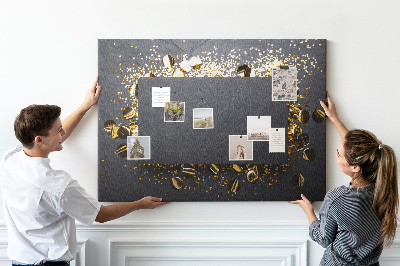 Prikbord Gouden confetti