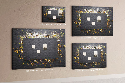 Prikbord Gouden confetti