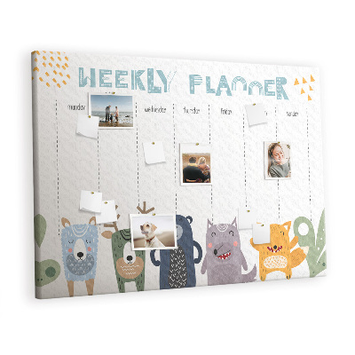 Kurk bedrukken Planner voor kinderen