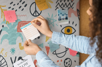 Kurkbord Schetsafbeeldingen