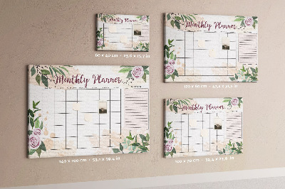 Kurkbord Rose planner