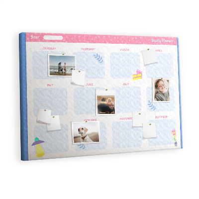 Prikbord Maandelijkse planner