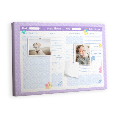 Prikbord Roze jaarplanner