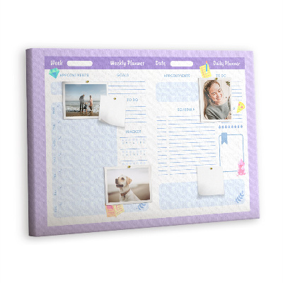 Prikbord Roze jaarplanner