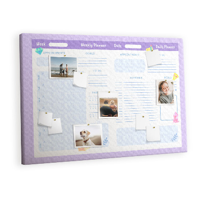 Prikbord Roze jaarplanner