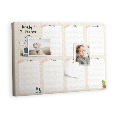 Prikbord Weekplanner