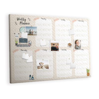 Prikbord Weekplanner