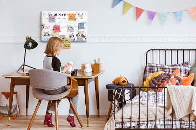 Prikbord Schema voor kinderen