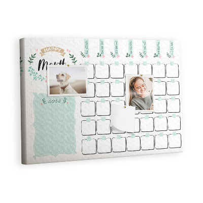 Prikbord Bloemenplanner