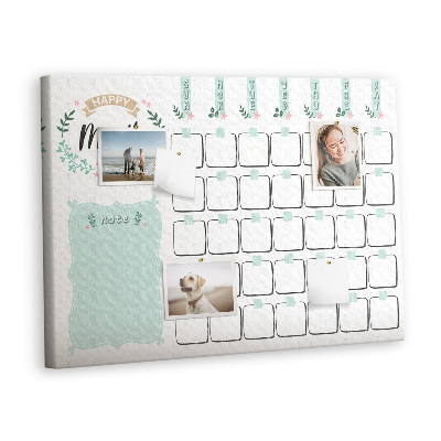 Prikbord Bloemenplanner