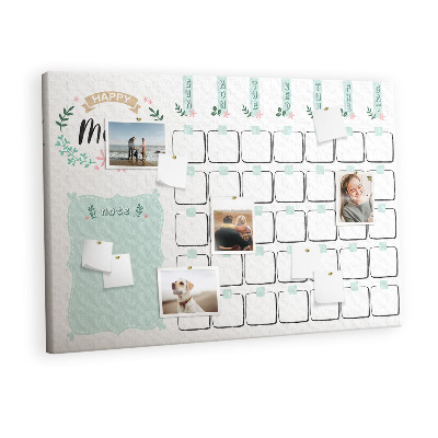 Prikbord Bloemenplanner