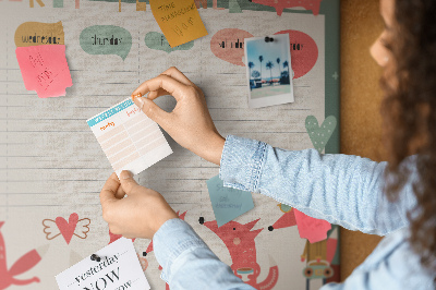 Kurk bedrukken Planner voor kinderen