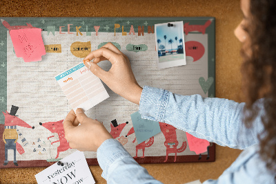 Kurk bedrukken Planner voor kinderen