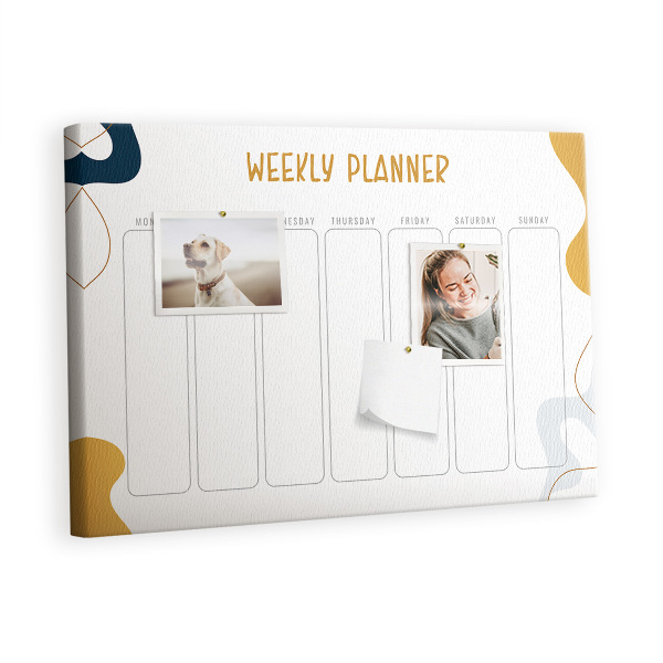 Kurk prikbord Weekplanner