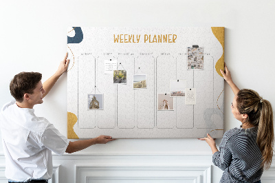 Kurk prikbord Weekplanner