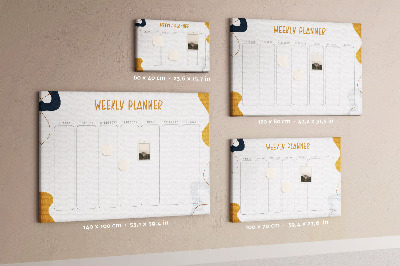 Kurk prikbord Weekplanner