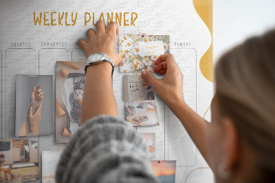 Kurk prikbord Weekplanner