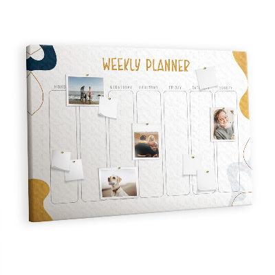 Kurk prikbord Weekplanner