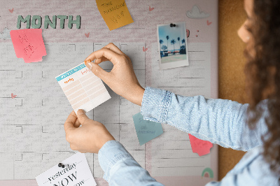 Kurk prikbord Planner voor kinderen