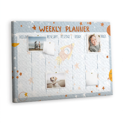 Kurk prikbord Planer van de week