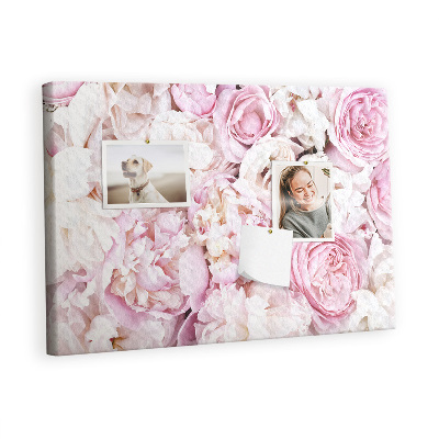 Kurk prikbord Decoratieve bloemen