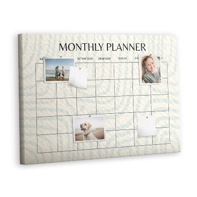 Prikbord Maandelijkse planner