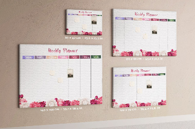 Kurk bedrukken Bloemenplanner