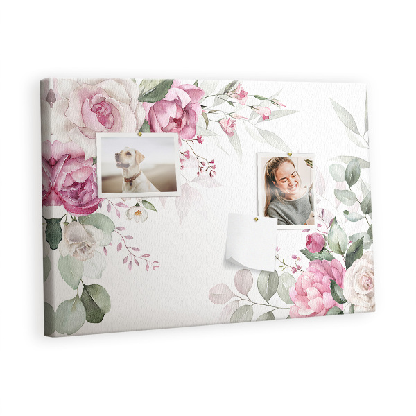 Prikbord Bloemenframe