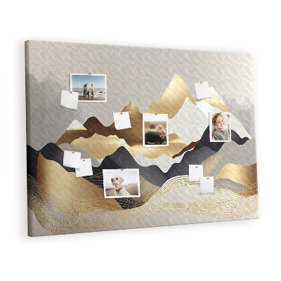 Kurkbord Bergen abstractie